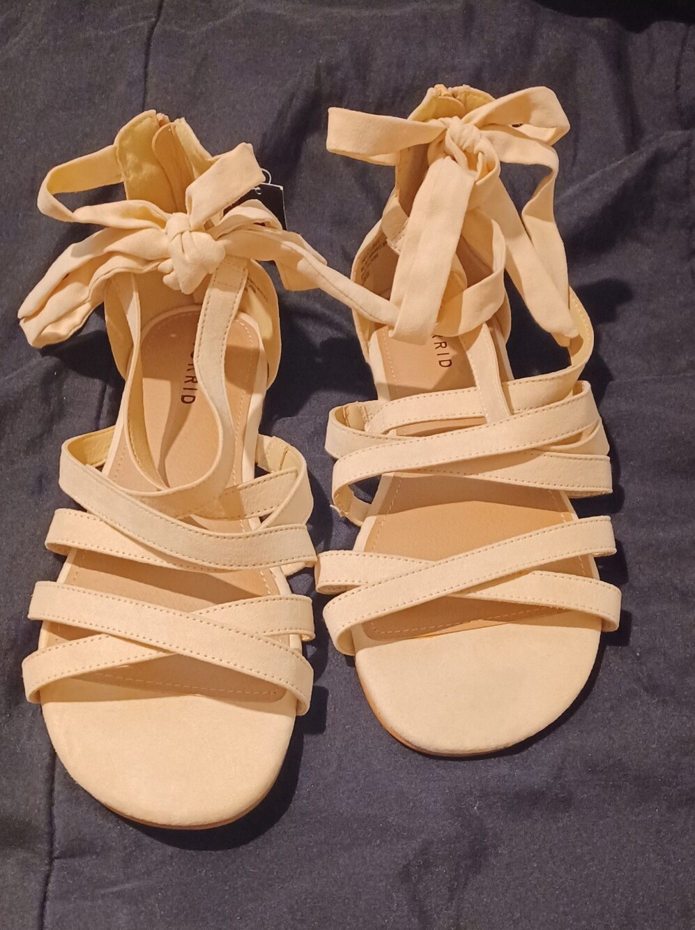 Torrid Strappy Suede Ankle-wrap Sandals